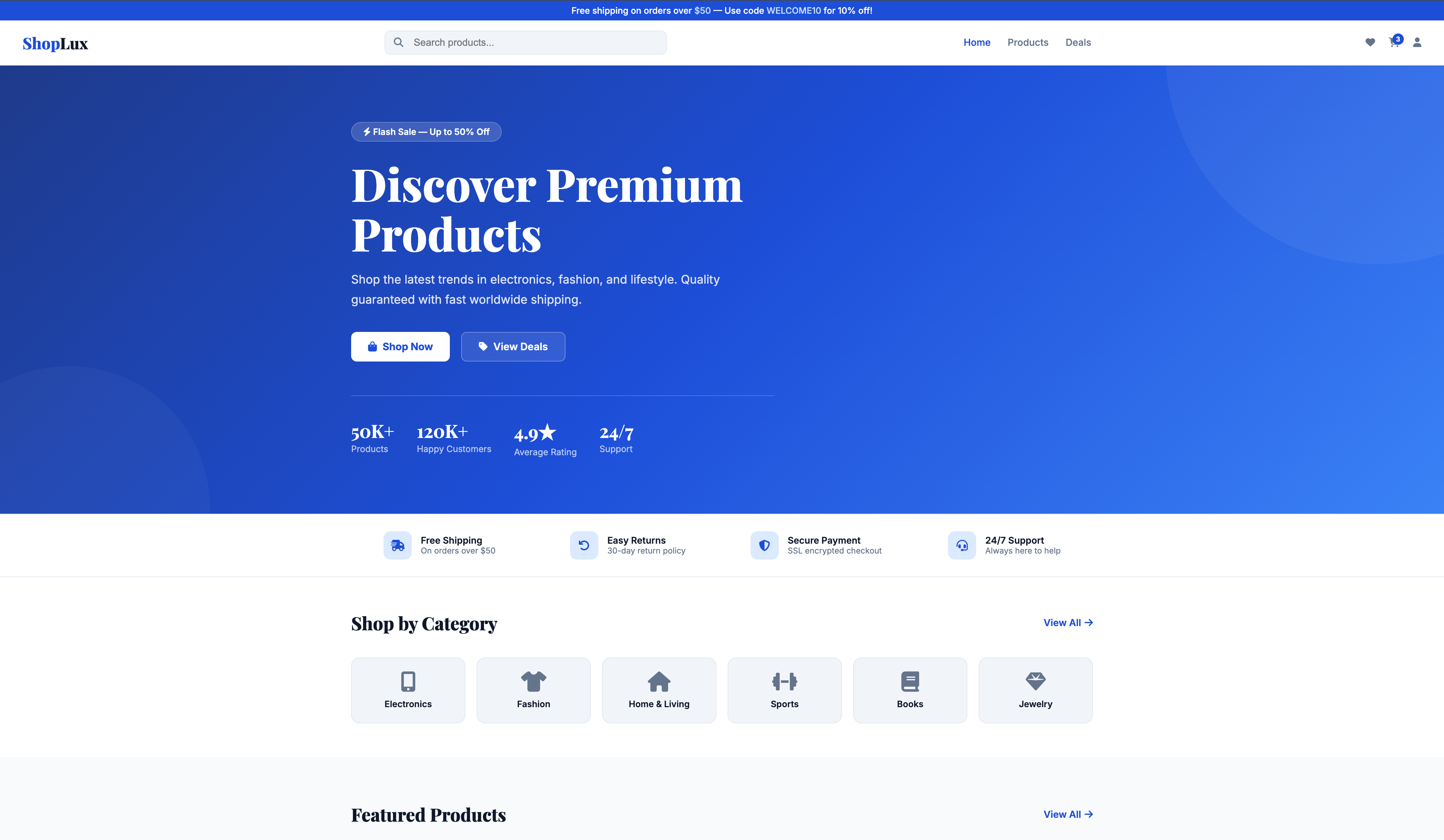 E-Commerce Store Template