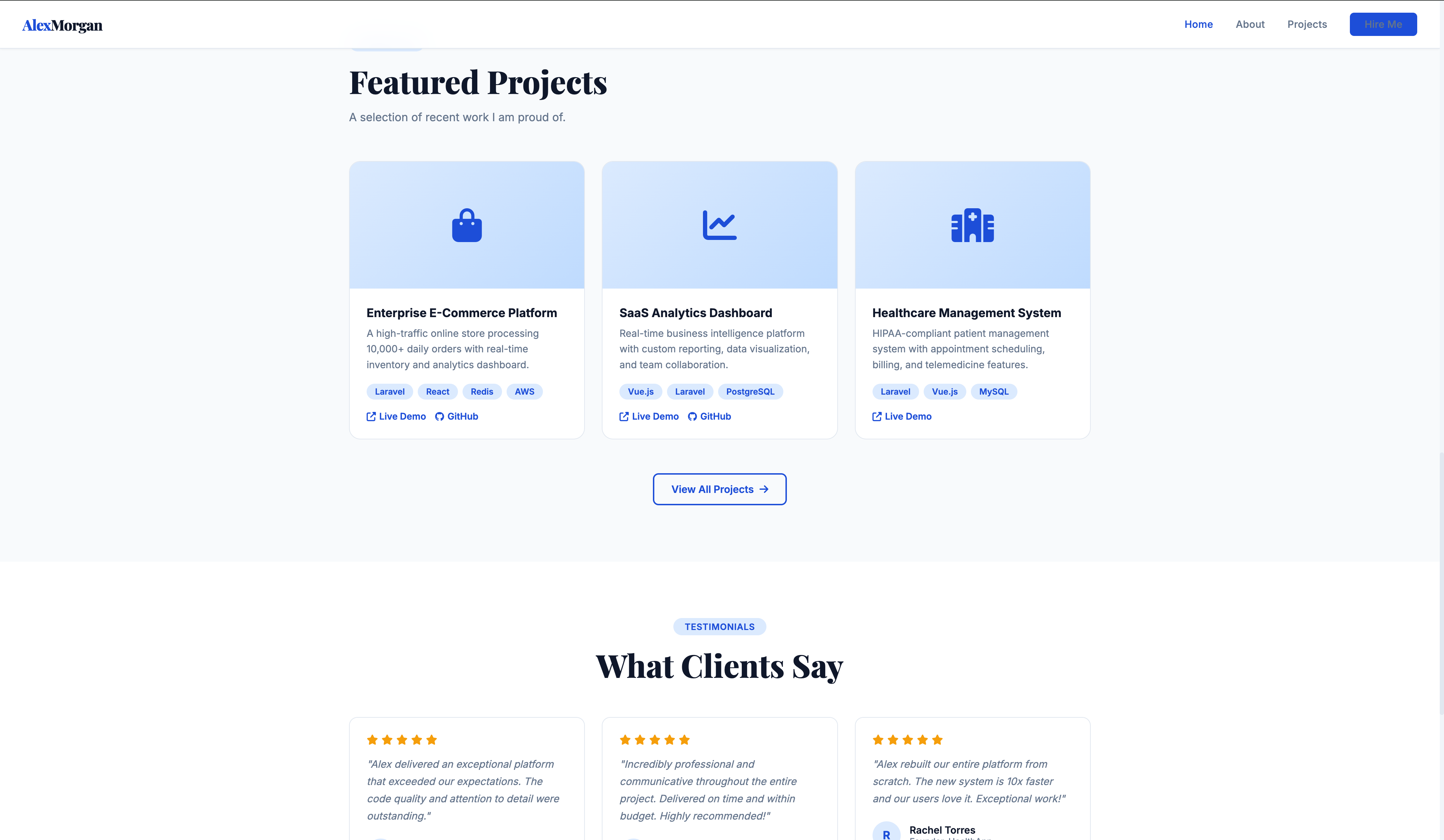 Professional Blue Corporate Portfolio