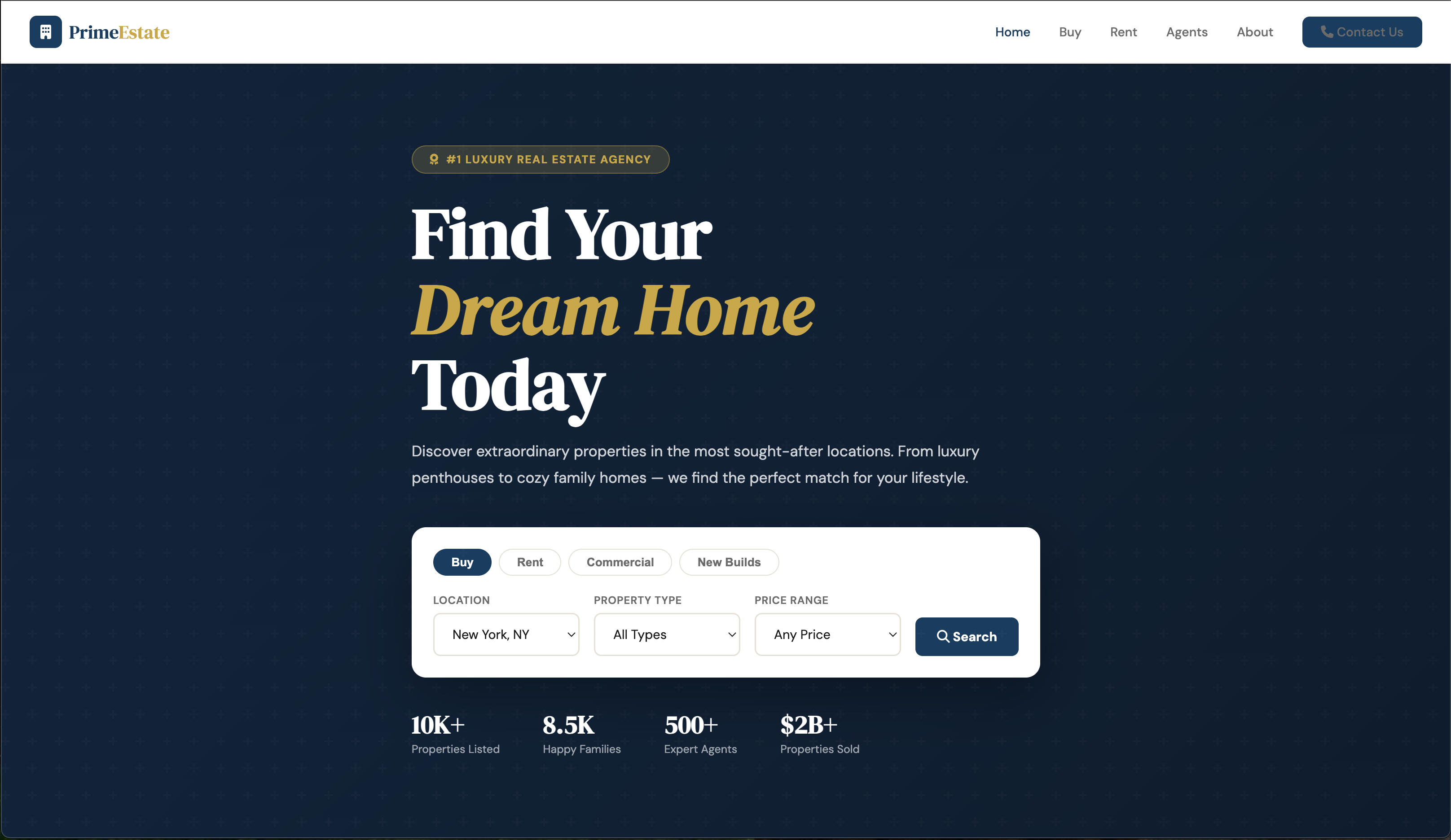 Luxury Real Estate Website